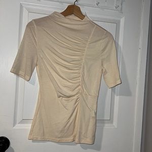 Cream top, size small